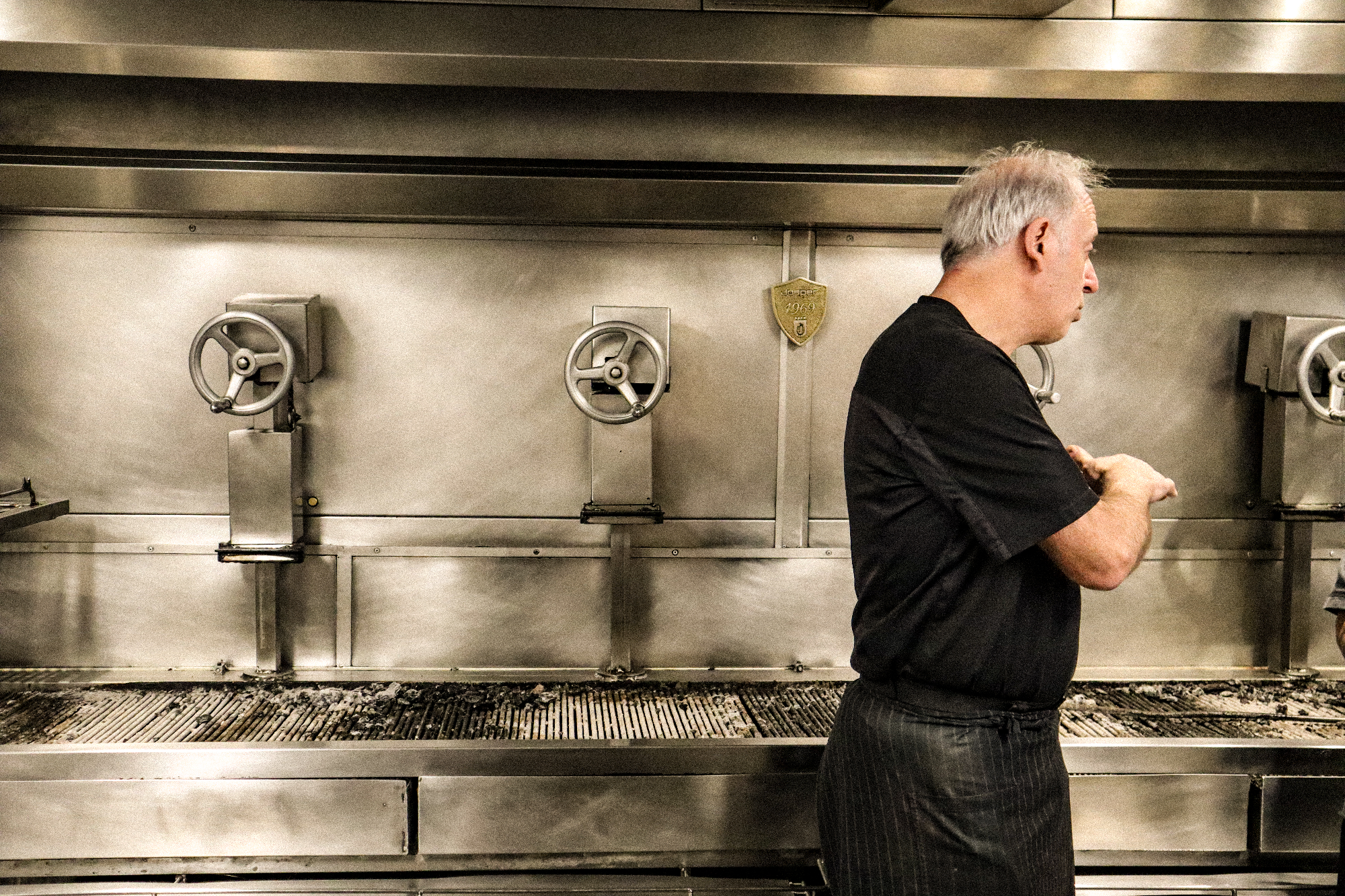 Chef at Etxebarri grill